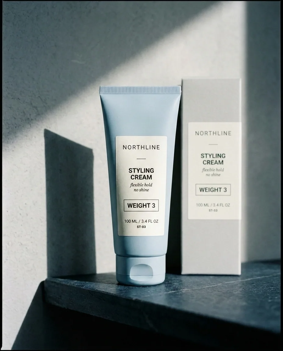 Styling Cream — Light hold, no shine, no residue at the root